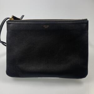 Celine Shoulder Bag TRIO Black